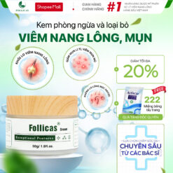 Kem Bôi Viêm Nang Lông Follicas Cream 50g