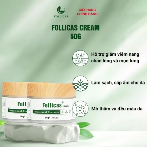 (Combo) Bộ 2 Kem Bôi Viêm Follicas - Hình ảnh 2